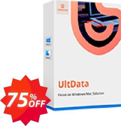 Tenorshare UltData for iOS, MAC  Coupon code 75% discount 