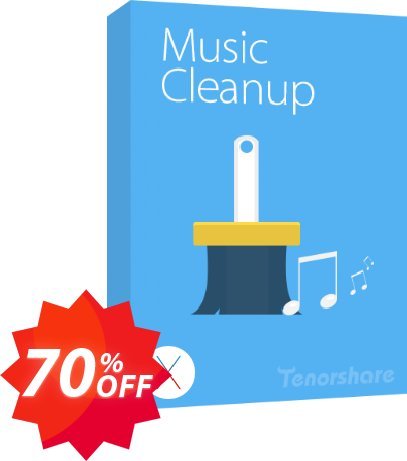 Tenorshare iTunes Music Cleanup for MAC, 2-5 PCs  Coupon code 70% discount 
