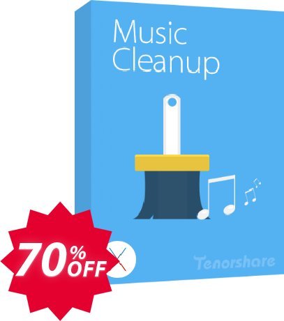 Tenorshare iTunes Music Cleanup for MAC, Unlimited PCs  Coupon code 70% discount 