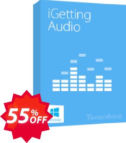 Tenorshare iGetting Audio Coupon code 55% discount 