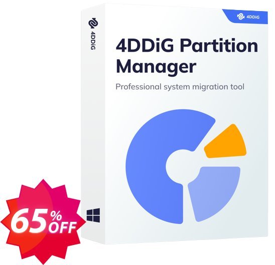 4DDiG Partition Manager, Lifetime  Coupon code 65% discount 
