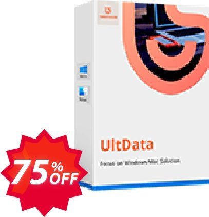 Tenorshare Ultdata for iOS, MAC  , Yearly Plan  Coupon code 75% discount 
