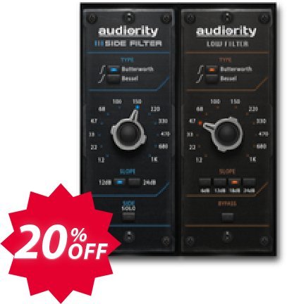 Audiority Side Filter Coupon code 20% discount 