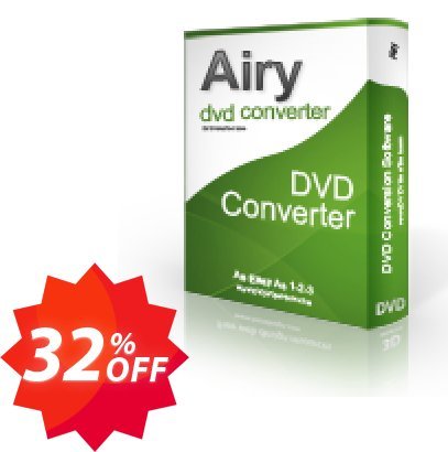 Airy DVD Converter Coupon code 32% discount 