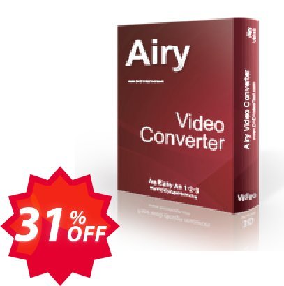 Airy Video Converter Coupon code 31% discount 