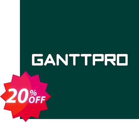 GanttPRO Plan Local Coupon code 20% discount 