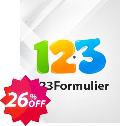 123Formulier Goud, maandelijks abonnement  Coupon code 26% discount 