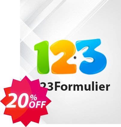 123Formulier Platina, jaarabonnement  Coupon code 20% discount 