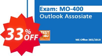 MO-400 Outlook Associate Exam Coupon code 33% discount 