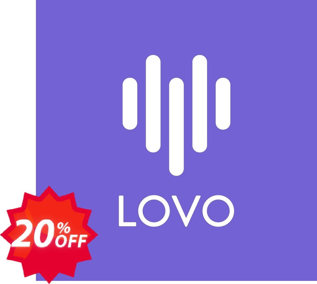 LOVO Studio Unlimited, Annually  Coupon code 20% discount 