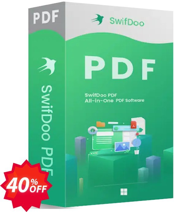 SwifDoo PDF Perpetual, 2 PCs  Coupon code 40% discount 