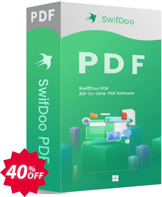 SwifDoo PDF Perpetual, 2 PCs  Coupon code 40% discount 