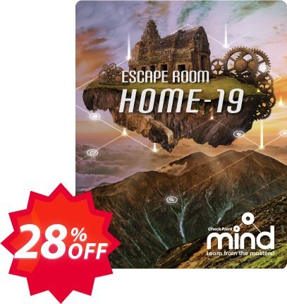 Home-19 Escape Room Coupon code 28% discount 