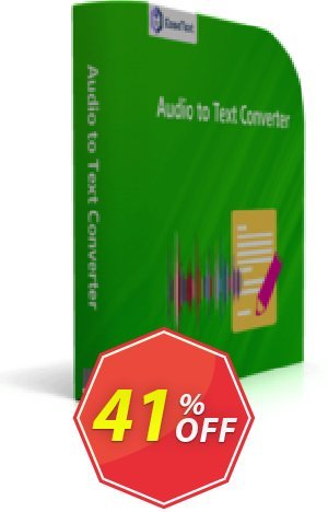 EaseText Audio to Text Converter, Family Edition  Coupon code 41% discount 