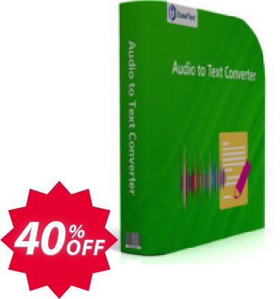 EaseText Audio to Text Converter Renewal Coupon code 40% discount 