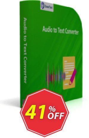 EaseText Audio to Text Converter, Family Edition Renewal Coupon code 41% discount 