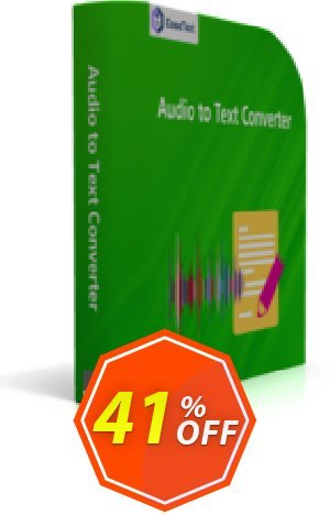 EaseText Audio to Text Converter for MAC, Family Edition - Renewal Coupon code 41% discount 