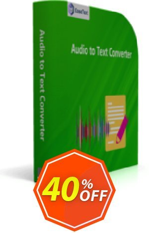 EaseText Audio to Text Converter for MAC, Business Edition - Renewal Coupon code 40% discount 