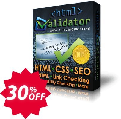 CSS HTML Validator Professional Coupon code 30% discount 