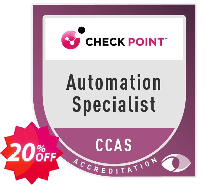 Automation Specialist, CCAS  Coupon code 20% discount 