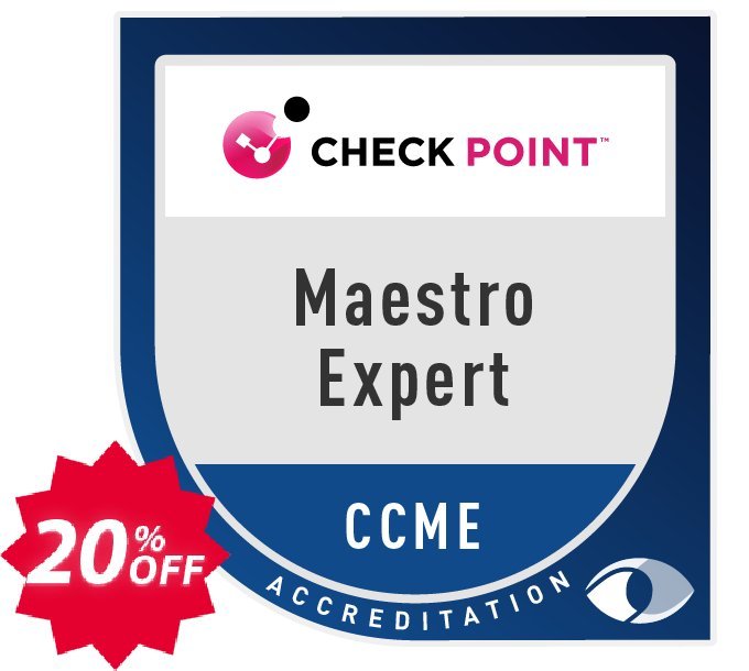 Maestro Expert, CCME  Coupon code 20% discount 