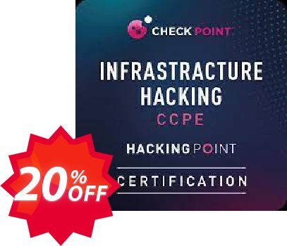 Infrastructure Hacking Exam Coupon code 20% discount 