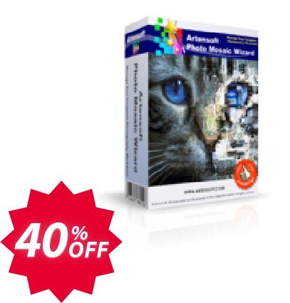 Artensoft Photo Mosaic Wizard, Service Plan  Coupon code 40% discount 