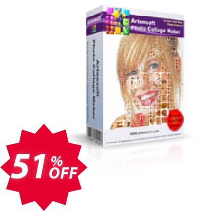 Artensoft Photo Collage Maker Coupon code 51% discount 