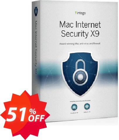 Intego MAC Internet Security X9 Coupon code 51% discount 