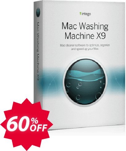 Intego MAC Washing MAChine X9 Coupon code 60% discount 