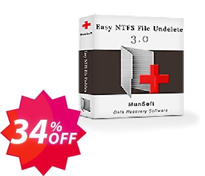 Easy NTFS File Undelete Coupon code 34% discount 
