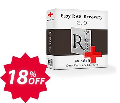 Easy RAR Recovery Coupon code 18% discount 