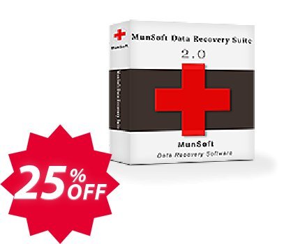 MunSoft Data Recovery Suite Coupon code 25% discount 