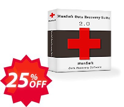 MunSoft Data Recovery Suite Coupon code 25% discount 