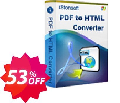 iStonsoft PDF to HTML Converter Coupon code 53% discount 
