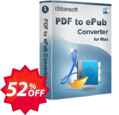 iStonsoft PDF to ePub Converter for MAC Coupon code 52% discount 