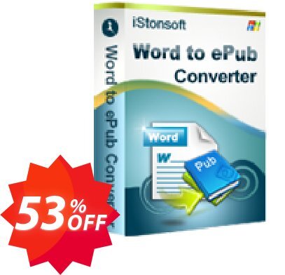 iStonsoft Word to ePub Converter Coupon code 53% discount 