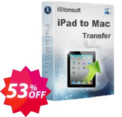 iStonsoft iPad to MAC Transfer Coupon code 53% discount 