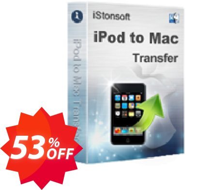 iStonsoft iPod to MAC Transfer Coupon code 53% discount 