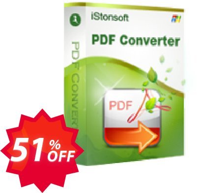 iStonsoft PDF Converter Coupon code 51% discount 