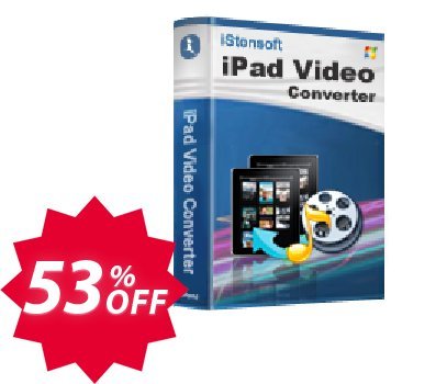 iStonsoft iPad Video Converter Coupon code 53% discount 