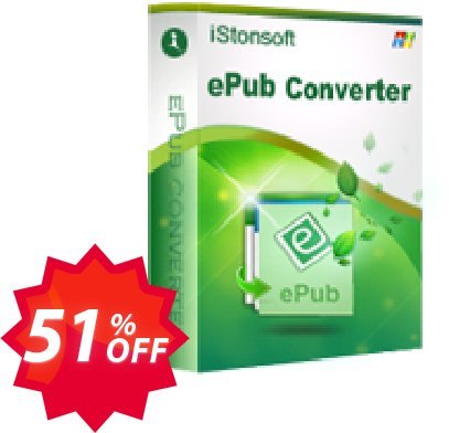 iStonsoft ePub Converter Coupon code 51% discount 
