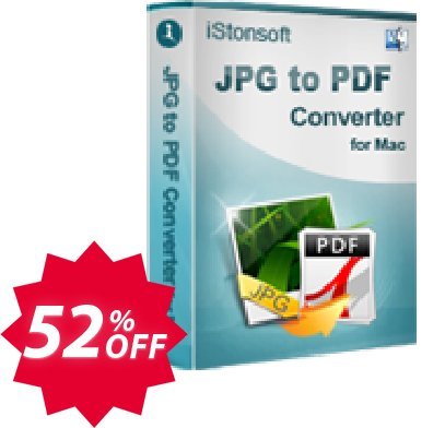 iStonsoft JPG to PDF Converter for MAC Coupon code 52% discount 