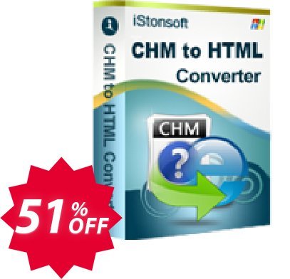 iStonsoft CHM to HTML Converter Coupon code 51% discount 