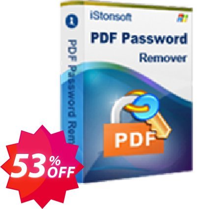iStonsoft PDF Password Remover Coupon code 53% discount 