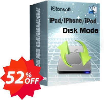iStonsoft iPad/iPhone/iPod Disk Mode for MAC Coupon code 52% discount 