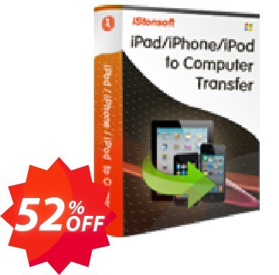 iStonsoft iPad/iPhone/iPod to Computer Transfer Coupon code 52% discount 