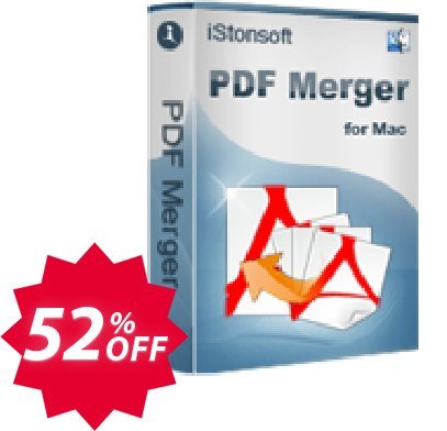 iStonsoft PDF Merger for MAC Coupon code 52% discount 