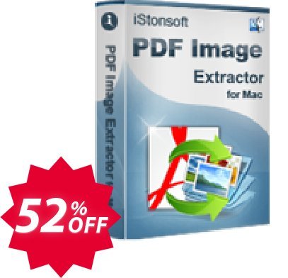 iStonsoft PDF Image Extractor for MAC Coupon code 52% discount 