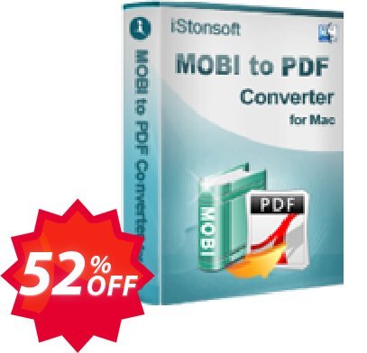 iStonsoft MOBI to PDF Converter for MAC Coupon code 52% discount 